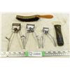 Image 1 : (3) Vintage Hair Clippers + Elrose Cockshutt Barber Brush