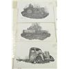 Image 3 : V.R. Brierley Prints of Hand Drawn Farm Trucks