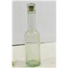 Image 4 : Glass Bottle w/ Cork Lid & Green Jar