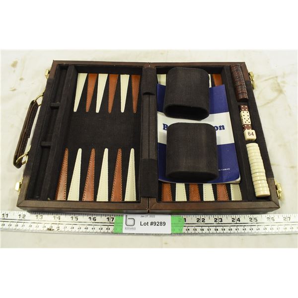 Leather Backgammon Case