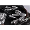 Image 4 : *Golf Clubs in bag with cart - G2 driver, turbo drivers, 767 irons, putter, balls, etc