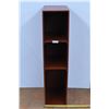 Image 1 : *red wooden shelf - 50" x 19" deep, 12" wide