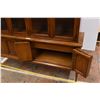 Image 4 : *2 piece China Cabinet + dresser - total height 71", width 64", cabinet portion is 43"tall, 59"wide 