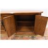 Image 3 : *vintage entertainment stand with drawers - 69" long, 30" tall, 18" deep