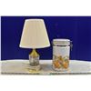 Image 1 : Small Lamp, Gillette Razor & Cookie Jar