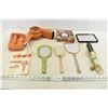 Image 1 : Vintage Hair Dryer, Hand Mirors, vanity brush & Curling Iron