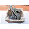 Image 2 : *wood crate filled with cast iron tools/pieces