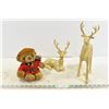 Image 1 : Glitter Deer & RCMP Teddy Bear