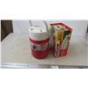 Image 1 : Coleman 1gal jug + foodsaver rolls