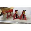 Image 1 : pair of 3 ton jack stands