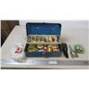 Image 1 : Old Pal fishing tackle box with fishing tackle + accessories (metal box)