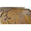 Image 3 : wooden carved picture - 13.75x22 + other picture