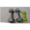 Image 2 : Barbells - 15lb + 15lb + 5lb