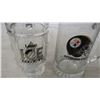 Image 2 : Pittsburg Steelers + Labatt Ice large glass mugs