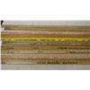 Image 4 : vintage wooden advertising yardsticks