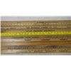 Image 4 : vintage wooden advertising yardsticks