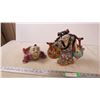 Image 1 : 2X THE BID PRICE - Ceramic Oriental ornaments