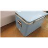 Image 6 : metal coleman cooler - plastic lining taped