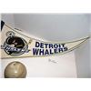 Image 2 : Detroit Whalers Pennant,Horse Hide Ball Football