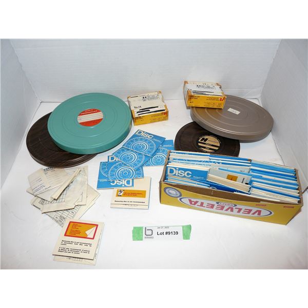 Miscellaneous Disc Negatives 8mm Film Reel/Cans