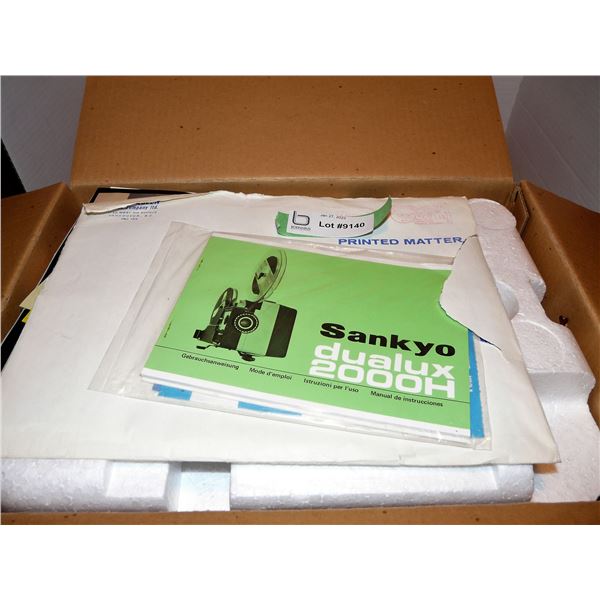 Sankyo Dualux 2000H Super 8 Film Projector Works - Bodnarus