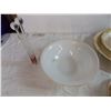 Image 4 : Grindley England Creampetal Gravy Bowl, Serving Dishes, Plates, Teacup+Saucer, with misc bowl and gl