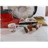 Image 3 : Christmas items, Tree Stand, Mug, wood cutouts