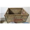 Image 2 : sask co-op creamery wooden crate, rolls of plastic, misc