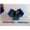 Image 1 : Blue Folding Metal Toolbox/Tacklebox