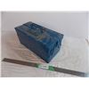 Image 3 : Blue Folding Metal Toolbox/Tacklebox