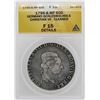 Image 1 : 1795-B Germany Christian VII 60 Schilling Coin ANACS F15 Details