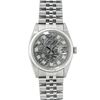 Image 2 : Rolex Mens Stainless Steel Meteorite Diamond 36MM Oyster Perpetual Datejust Wris