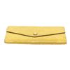 Image 4 : Louis Vuitton Yellow Leather Curieuse Wallet