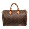Image 1 : Louis Vuitton Brown Monogram Canvas Speedy 35cm Satchel Bag