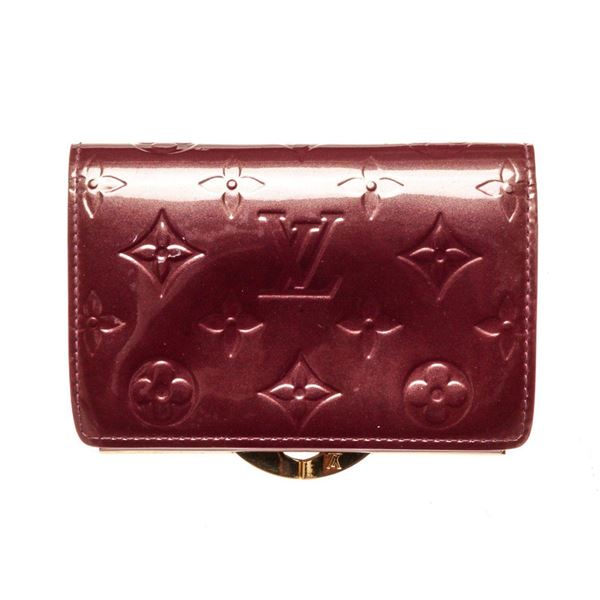 Louis Vuitton Brown Vernis Leather French Wallet