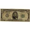USA 1928 $5 FR-1951-B #B00824294*(1), a nice exam