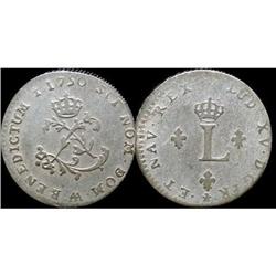 French Colonies  1750 Bouble Sol Breton # 508  VF