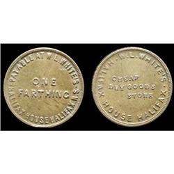 NS-17a1  Breton#899 Farthing token AU+, scarce! S
