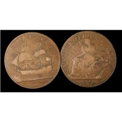 CH#AM-5A1; Br 1013  1781 North American token "Co