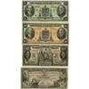 Image 1 : Lot of 4 small size Chartered notes.  Includes, B