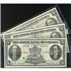 Image 1 : Lot of 3 notes.  The Royal Bank of Canada $5 note