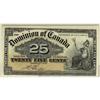 Image 1 : DC-15b 1900 25¢  Shinplaster AU-UNC