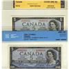 Image 1 : BC-31b 1954 $5, BC-39b $5.  Lot of 2 certified no