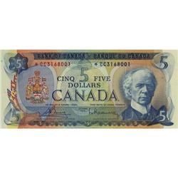 BC-48aA 1972 $5 *C/C3168001 Bouey-Rasminski Gem U