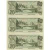 Image 1 : BC-54a 1979 $20.  Lot of 3 consecutive notes.  Cr