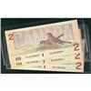 Image 1 : BC-55a, 1986 $2 #AUJ0208599, 0459811 & 1541822 UN