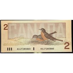 BC-55a 1986 $2 Crow-Bouey #AUJ7285885 uncirculate