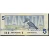 Image 1 : BC-56a 1986 $5 #EOH1923930.  RARE changeover, Yel