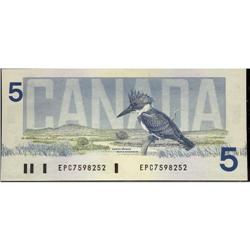 BC-56b 1986 $5 #EPC7598252. Changeover issue.  Ch