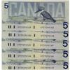 Image 1 : BC-56eA 1986 $5 Between 9.00m and 9.78m.  Lot of